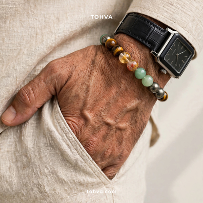 Money Magnet Natural Stone Bracelet | Prosperity & Abundance Crystal Jewelry
