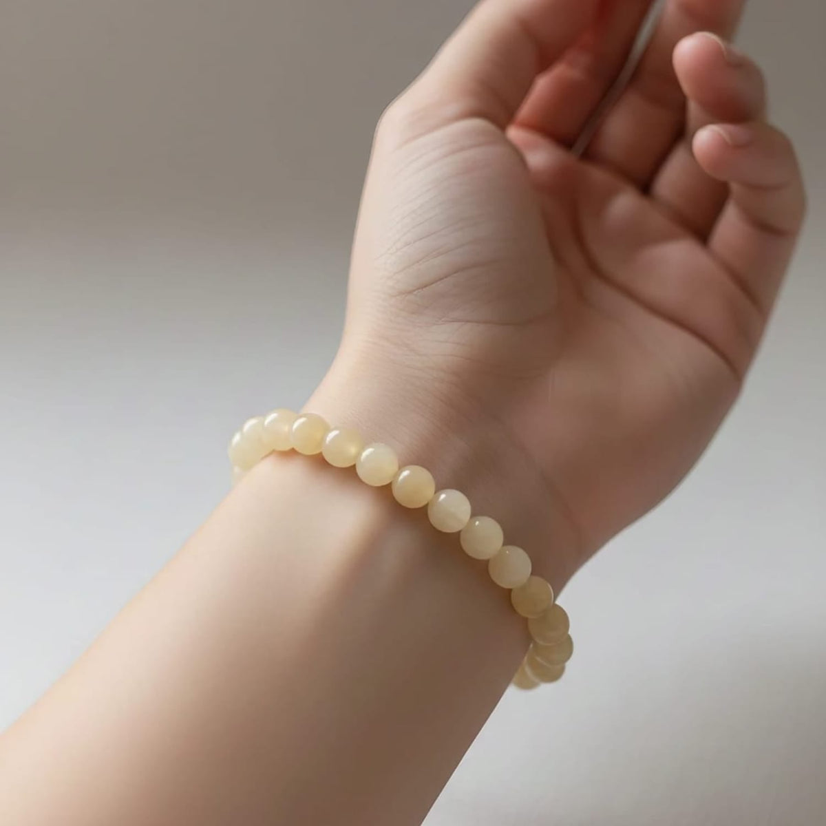 Calcite Natural Stone Bracelet | Certified Clarity Healing Crystal Jewelry