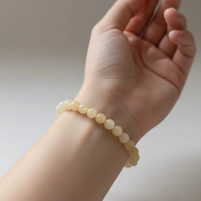 Calcite Natural Stone Bracelet | Certified Clarity Healing Crystal Jewelry