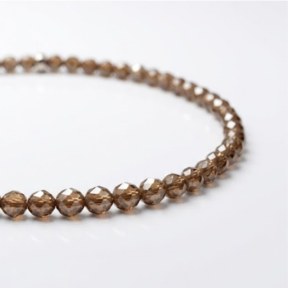 Hessonite (Gomed) Natural Stone Anklet Certified Healing Crystal Jewelry